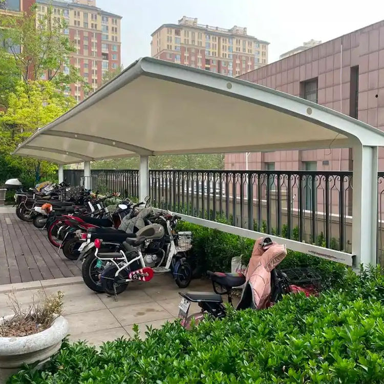 汤阴县膜结构电动车棚